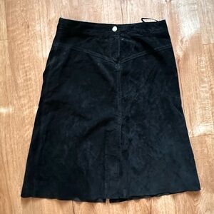 bebe Black A-Line Skirt